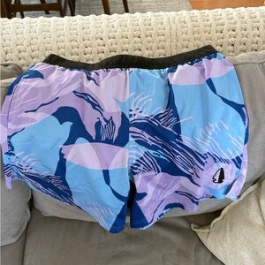 Stylish Blue and Purple Shorts